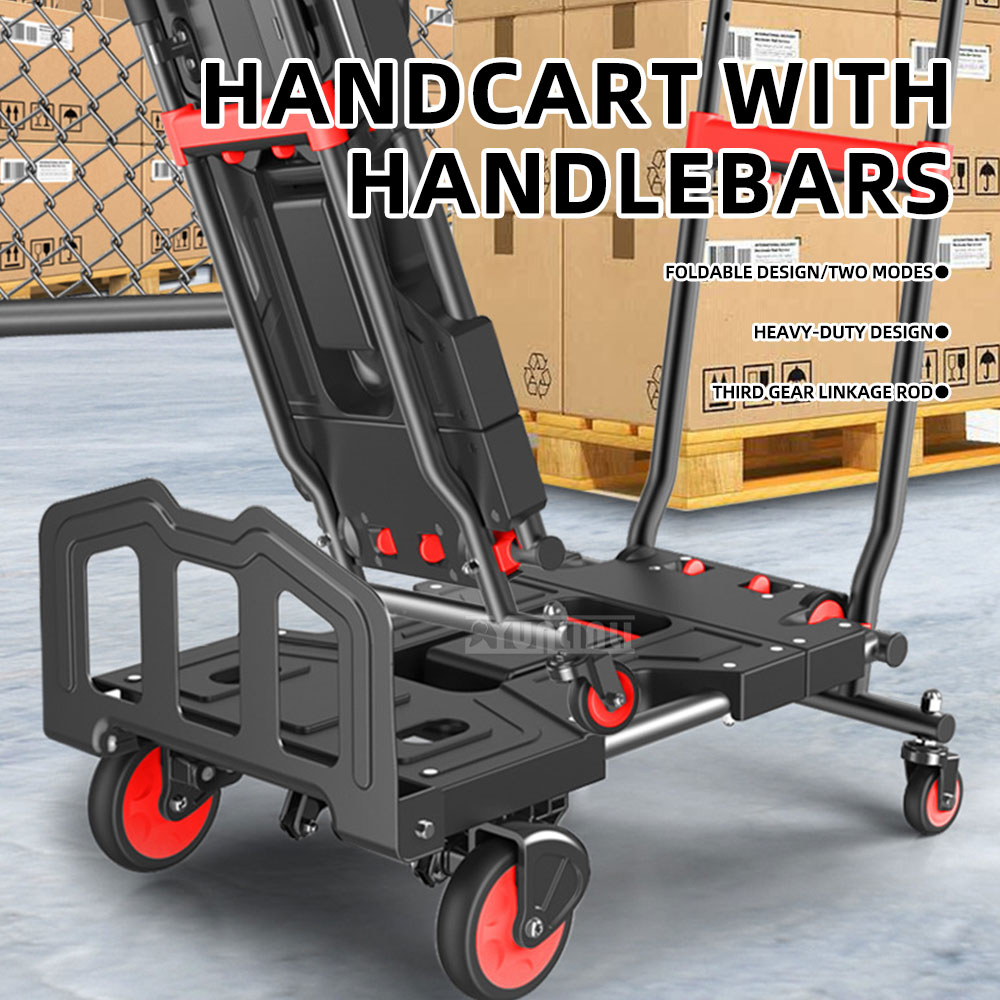 Outdoor Camping Trolley - 多機能アウトドアキャンプ折りたたみカート、ショッピング用ポータブル折りたたみワゴン、軽量キャンプトロリー
