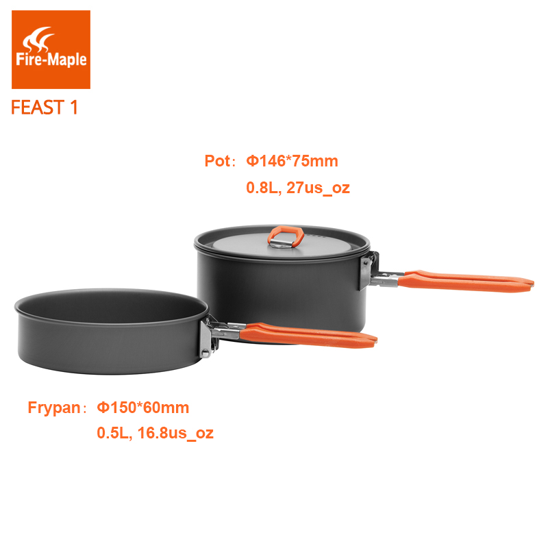 ファイヤーマプル祭1屋外キャンプハイキング調理器具バックパッ - Outdoor Camping Dining Set のレビューと価格