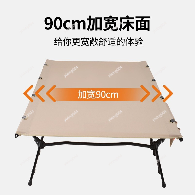 軽量で幅広90cmの折りたたみ式アルミキャンプコット、屋外テ - Bed Outdoor Camping のレビューと価格
