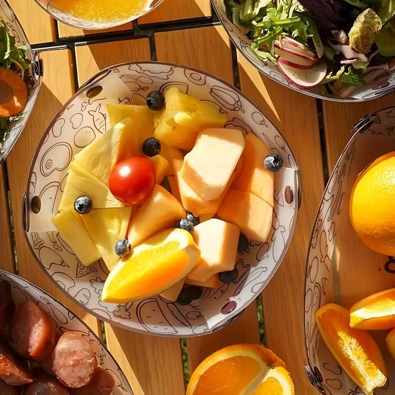 1/3個入り折りたたみ式ボウル・カップ・プレートセット、食品 - Outdoor Camping Dining Set のレビューと価格