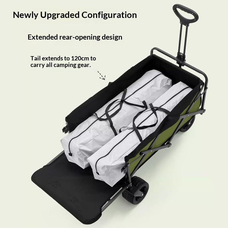 工場直売 四輪プラットフォーム キャンプ用ユーティリティワゴ - Outdoor Camping Trolley のレビューと価格