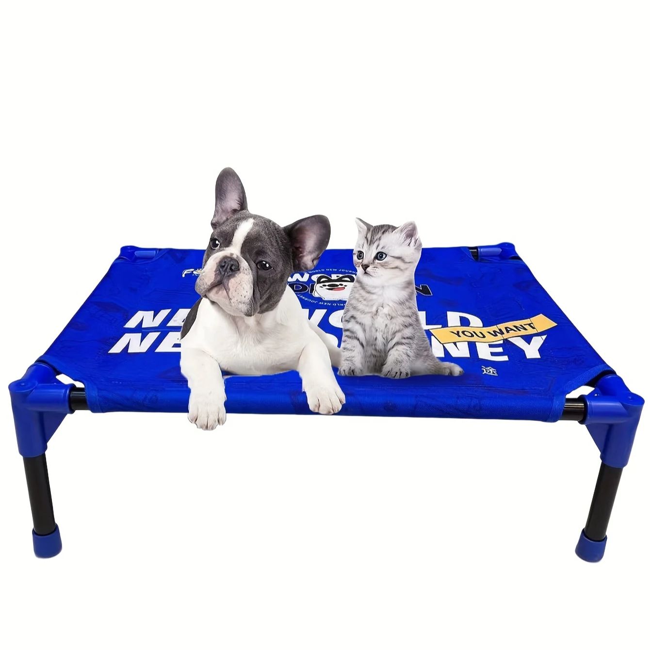 FULED ポータブル屋外用高床式犬用ベッド 通気性メッシュ - Outdoor Camping Dog Bed のレビューと価格