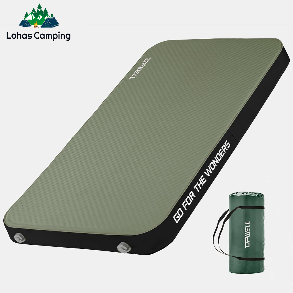 ロハスキャンピング 自動膨張式キャンプマットレス 10cm  - Outdoor Camping Rugs のレビューと価格