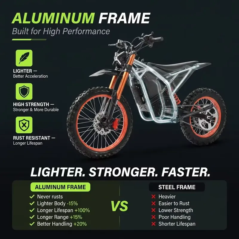 STROVAN キャンプ用電動オフロードバイク 2000W、 - Outdoor Camping Usa のレビューと価格
