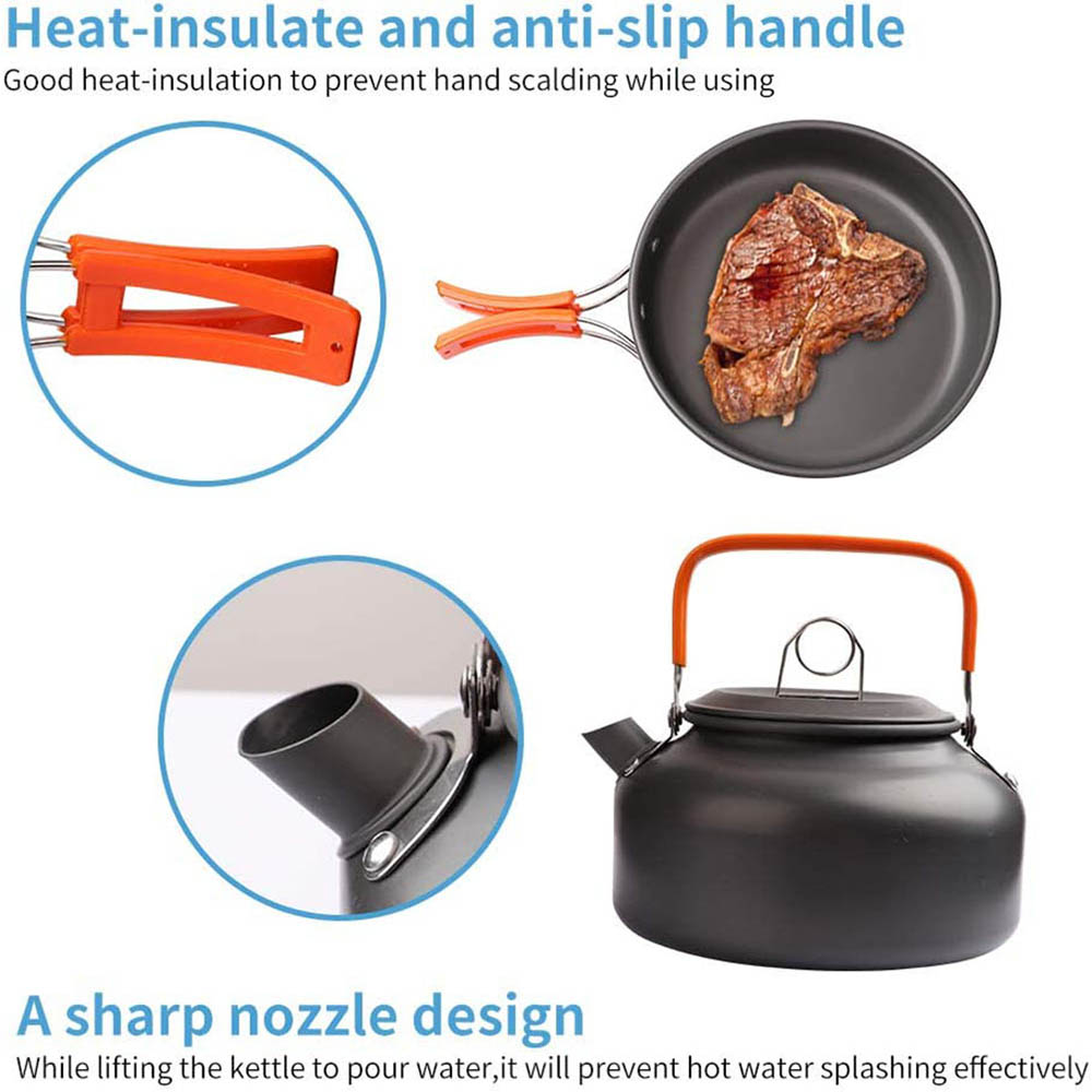 1 ピース/1 セットキャンプ調理器具キット屋外調理セットア - Outdoor Camping Dining Set のレビューと価格