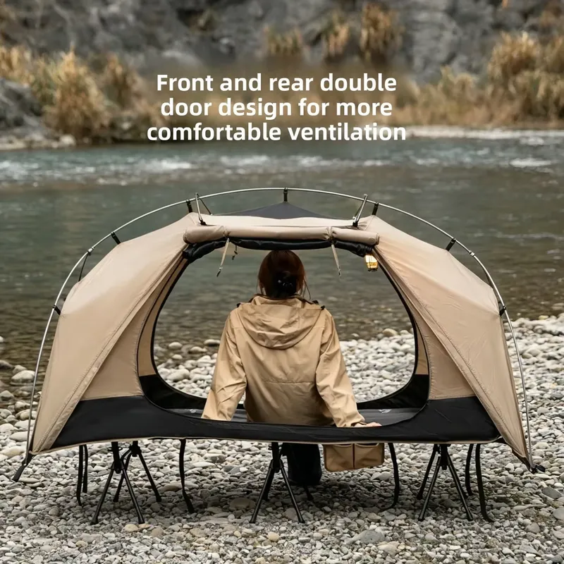 シングルキャンプベッドテント アウトドア多目的レジャー用 防 - Bed Outdoor Camping のレビューと価格