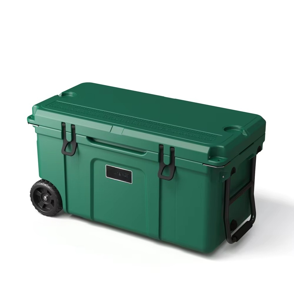 70QTカスタムロゴ入りランチ用断熱ロトモールドプラスチック - Outdoor Camping Trolley のレビューと価格