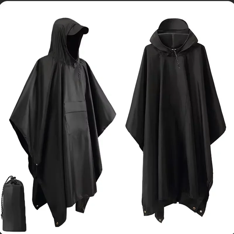 2026年型 3-in-1 防水フード付きレインポンチョ。多 - Camping Rain Poncho のレビューと価格