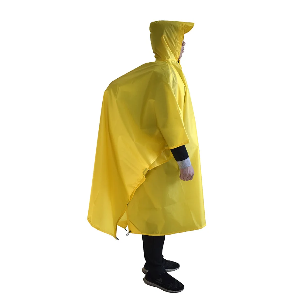レインコート 3 で 1 ハイキングポンチョ防水屋外キャンプ - Camping Rain Poncho のレビューと価格