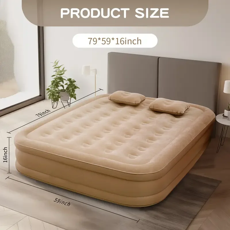 インテリアエアマットレス グランピングマット PVC インフ - Bed Outdoor Camping のレビューと価格
