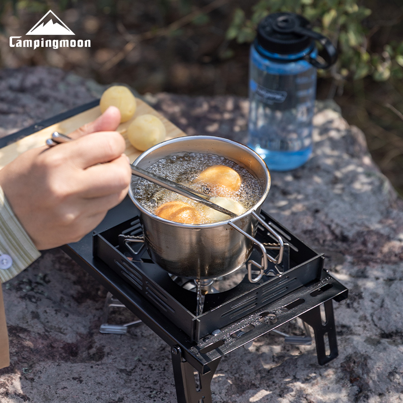 CAMPINGMOON 600ml ステンレス製ポータブルキ - Outdoor Camping Dining Set のレビューと価格