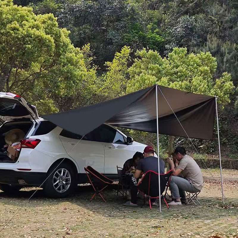 キャンピングカーリアシェルターテント カーサイドオーニング  - Outdoor Camping Van Tent のレビューと価格