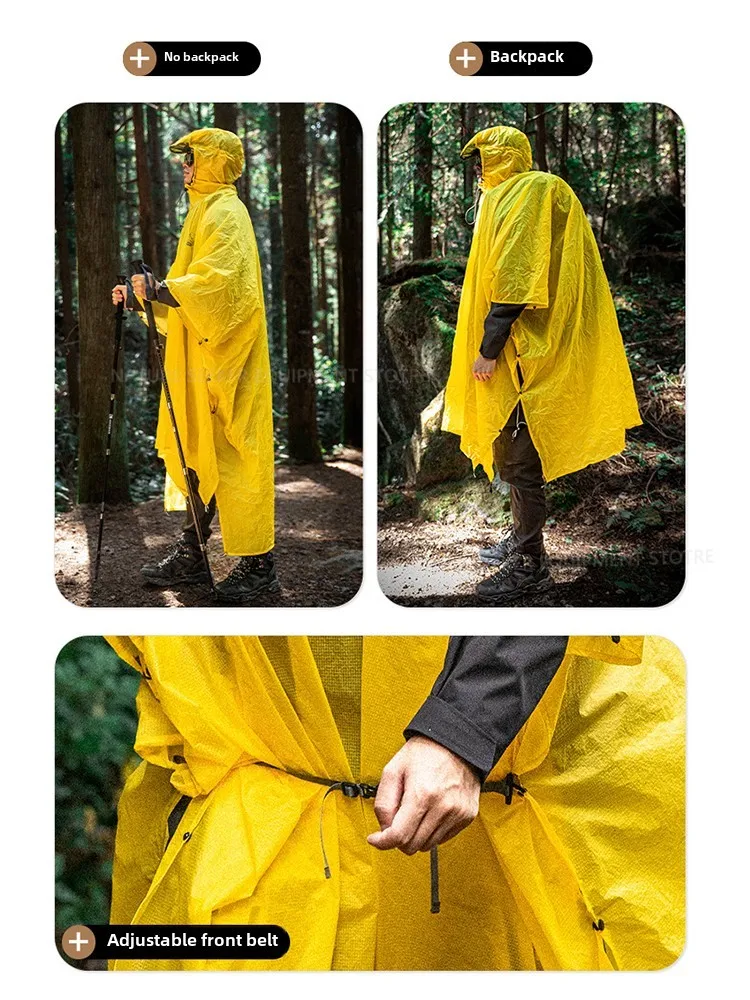 15D/210T レインコート防水レインポンチョカバー超軽量 - Camping Rain Poncho のレビューと価格